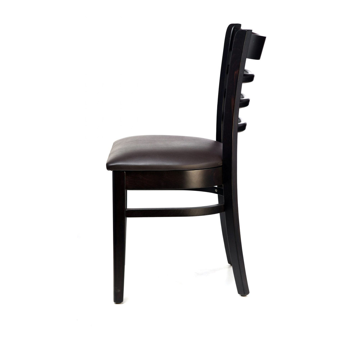 Florence Bar Stool – Chocolate Vinyl Seat