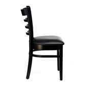 Florence Bar Stool – Chocolate Vinyl Seat