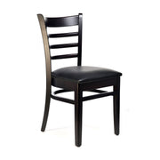 Florence Bar Stool – Chocolate Vinyl Seat