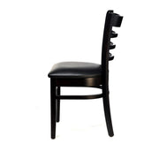 Florence Bar Stool – Chocolate Vinyl Seat