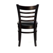 Florence Bar Stool – Chocolate Vinyl Seat