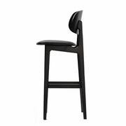 Ban Bar Stool – Black Vinyl Seat, Wenge Frame