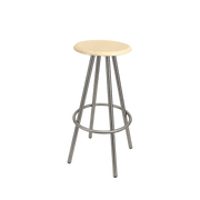 Gentas Bar Stool – White