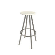 Gentas Bar Stool – White