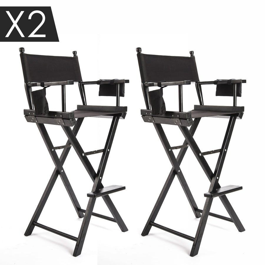 Bramley Bar Stool Set of 2 – Black