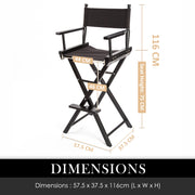 Bramley Bar Stool Set of 2 – Black