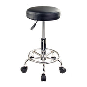 Boden PU Leather Gas-Lift Swivel Bar Stool – Black