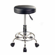 Boden PU Leather Gas-Lift Swivel Bar Stool – Black