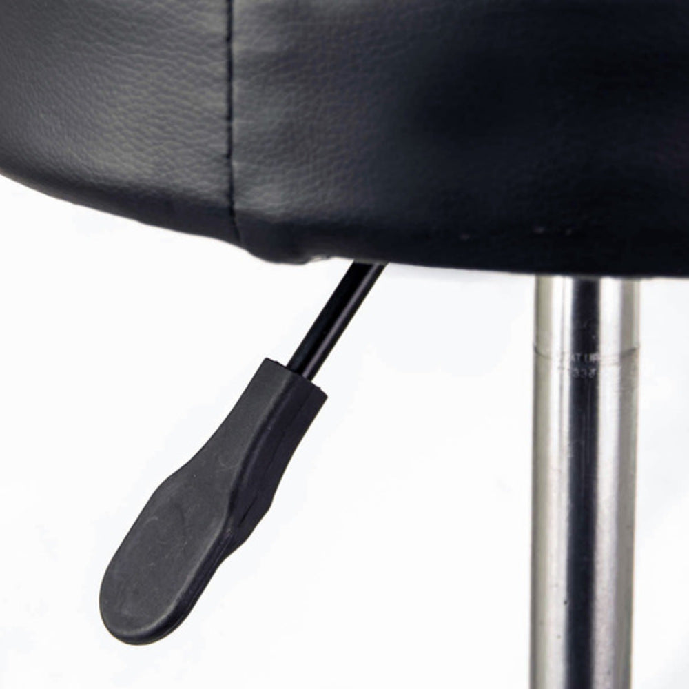 Boden PU Leather Gas-Lift Swivel Bar Stool – Black