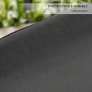 Dara Fabric Bar Stool – Black