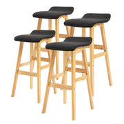 Dara Fabric Bar Stool – Black