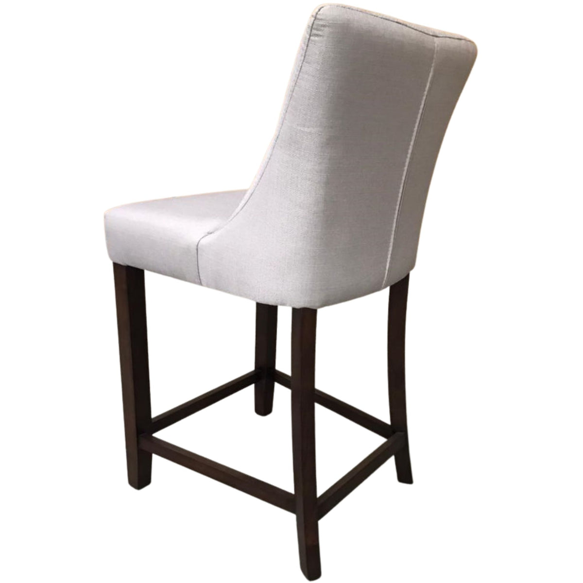 Camden Fabric Bar Stool – Light Grey
