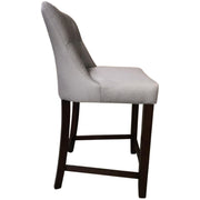Florence Fabric Kitchen Bar Stool Set of 4 – Light Grey