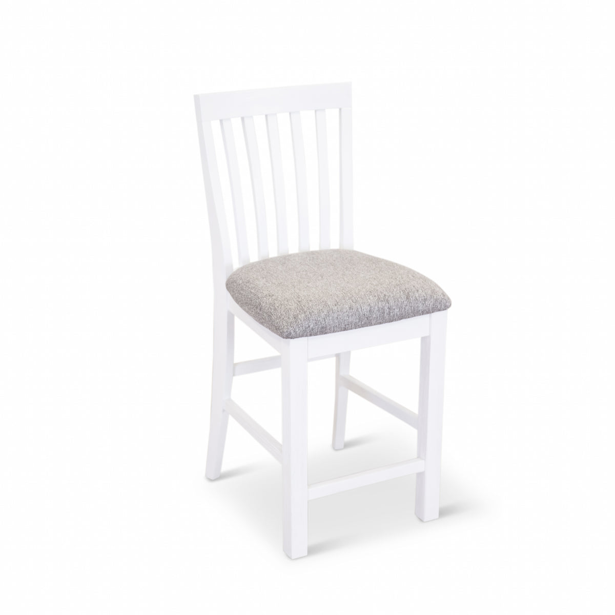 Laelia Fabric Bar Stool Set of 2 – White