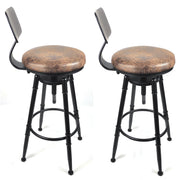 Bridport Swivel Bar Stool Set of 2