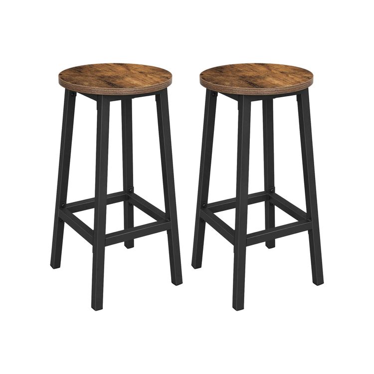 Brighton Bar Stool Set of 2 – Brown
