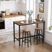 Brighton Bar Stool Set of 2 – Brown