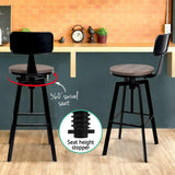 Set of 2 Vintage Bar Stools Retro Kitchen Bar Stool Industrial Chairs Rustic - BSR