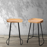 Set of 4 Vintage Tractor Bar Stools Retro Bar Stool Industrial Chairs 65cm - BSR