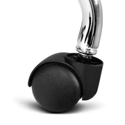 PU Leather Swivel Salon Stool - Black - BSR
