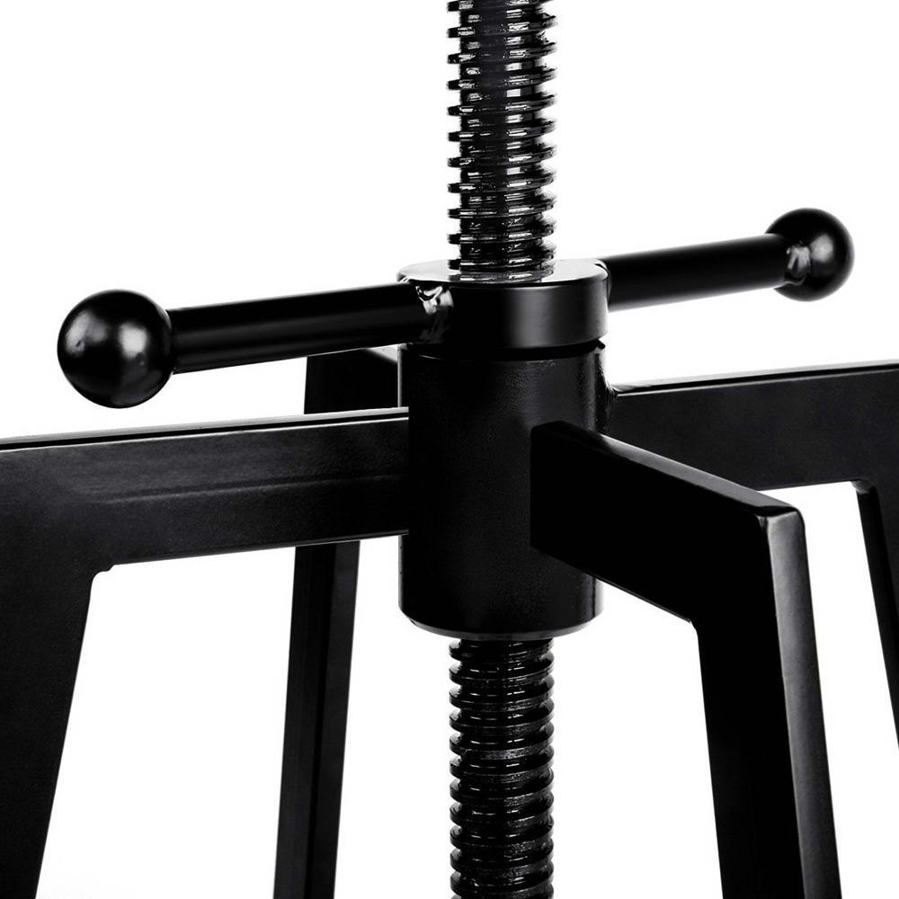 Rustic Industrial Metal Bar Stool - BSR