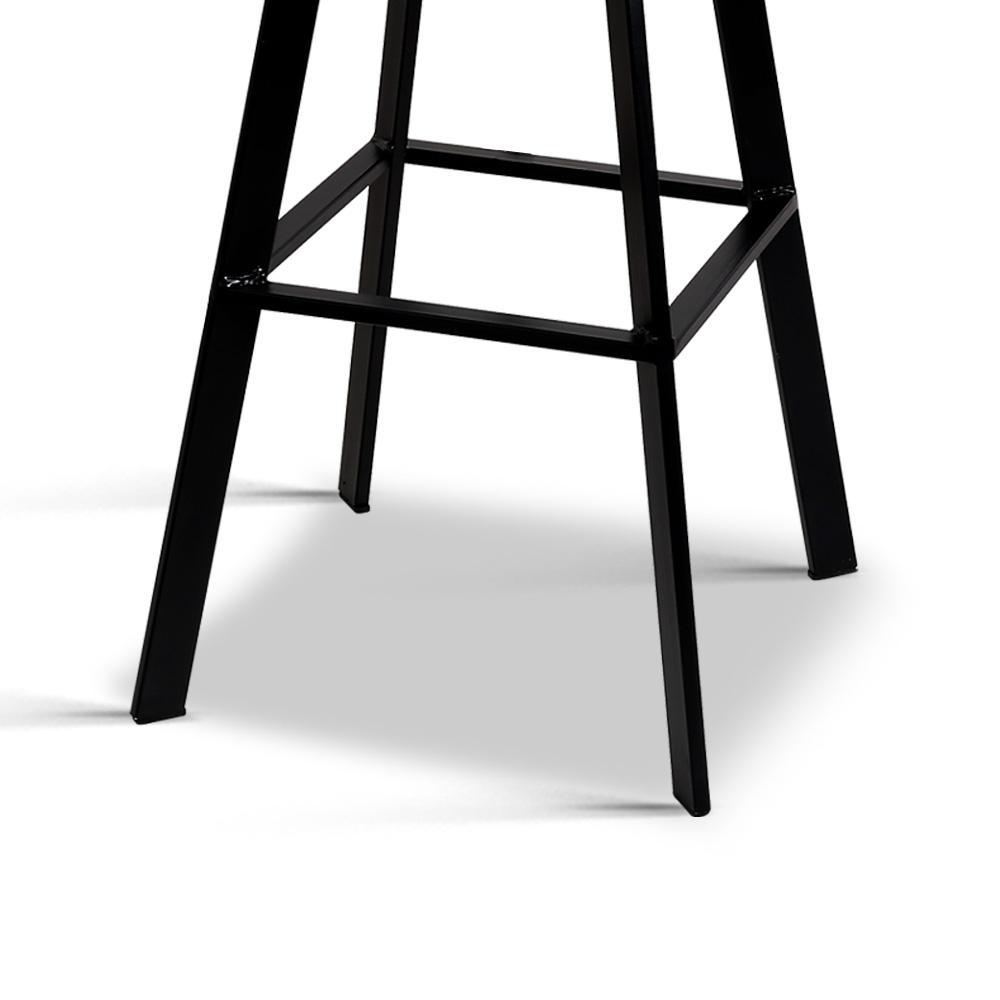 Rustic Industrial Metal Bar Stool - BSR