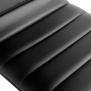 Set of 2 PU Leather Bar Stools ARNE Swivel Bar Stool Kitchen Chairs Black Gas Lift Black - BSR