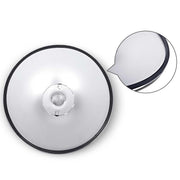 Set of 2 PU Leather Gas Lift Bar Stools - White - BSR