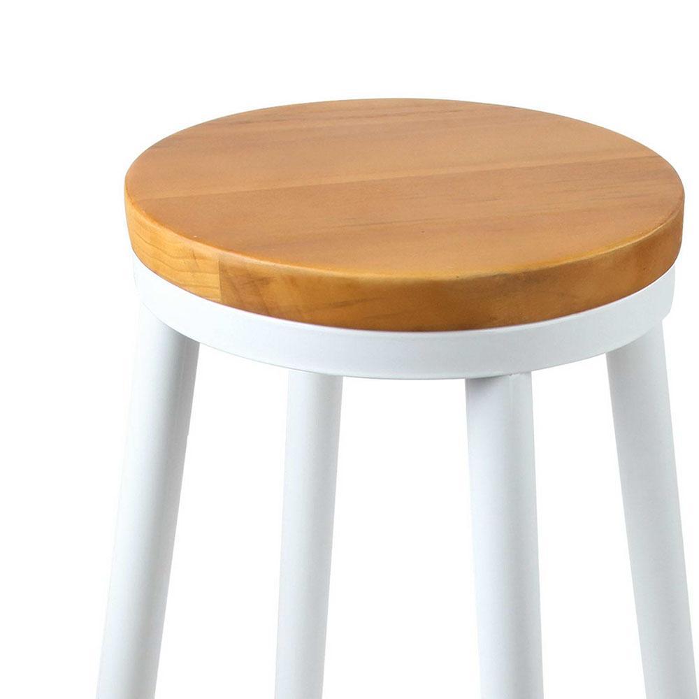 Set of 2 Wooden Stackable Bar Stools - BSR
