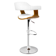 Wooden Bar Stool - White - BSR
