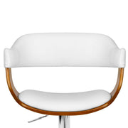 Wooden Bar Stool - White - BSR