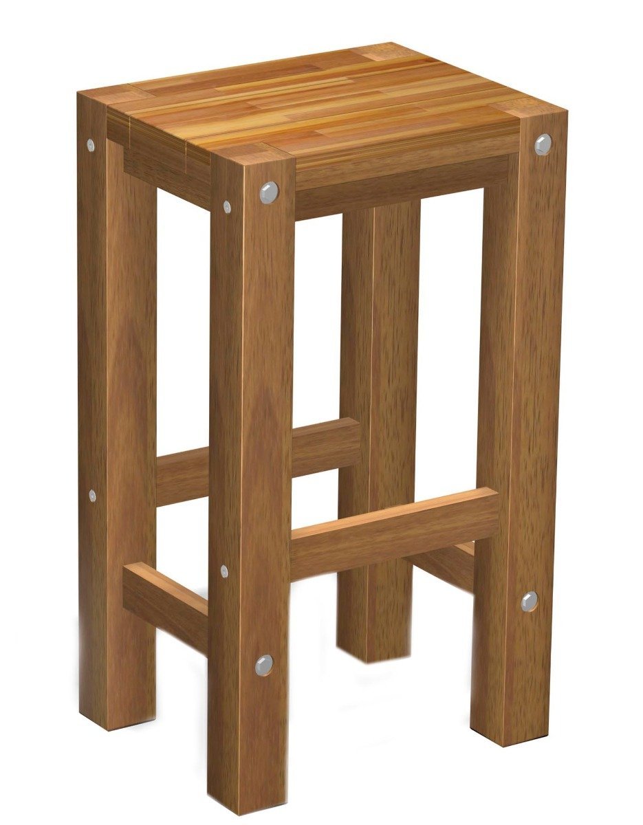 Sturdy Stool Natural - BSR