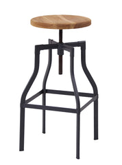 Adjustable Swivel Industrial Bar Stool - BSR