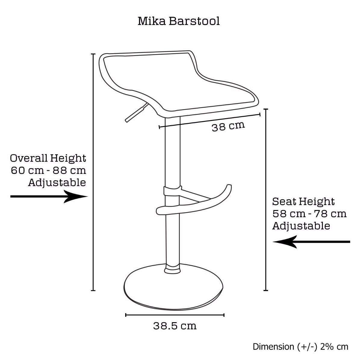 2 X Mika Barstool - BSR